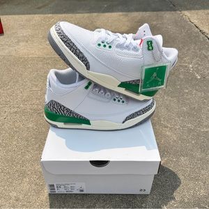 Nike Air Jordan 3 Retro Womens Lucky Green New Size 8.5W / 7M